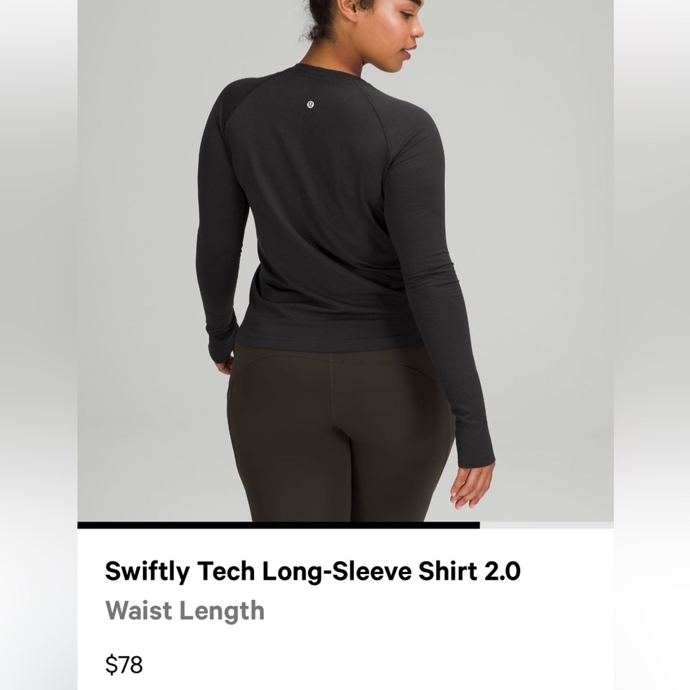 Lululemon Swiftly Tech Crop Length Short Sleeve B… - image 3